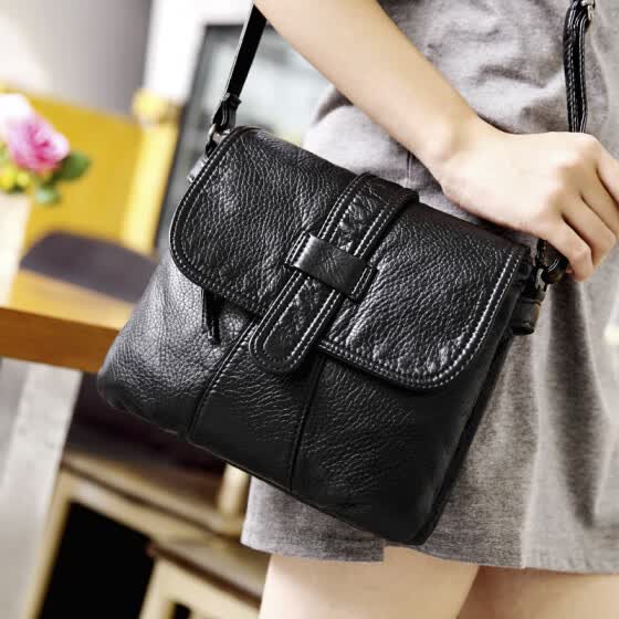 casual black crossbody bag