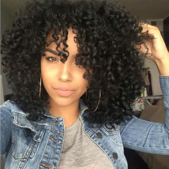 Shop Aisi Hair Synthetic Afro Curly Hair Wigs For Black Woman