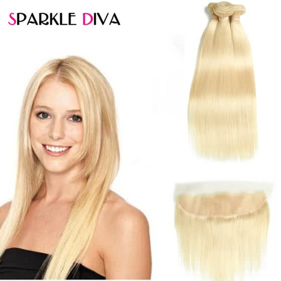 Shop Sparkle Diva Brazilian Virgin Hair Straight With Closure 100