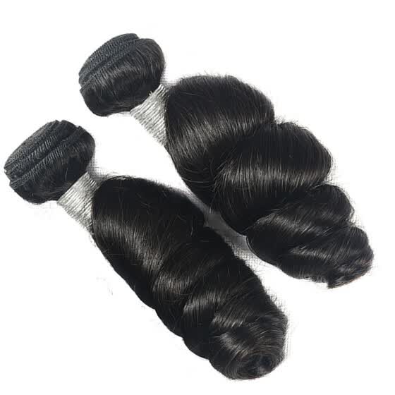 Shop Queen Hair Products Brazilian Loose Wave 2 Bundles 12 Inch