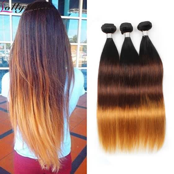 Shop Good Quality T1b 4 30 Hair Weaving For Woman Ombre Three