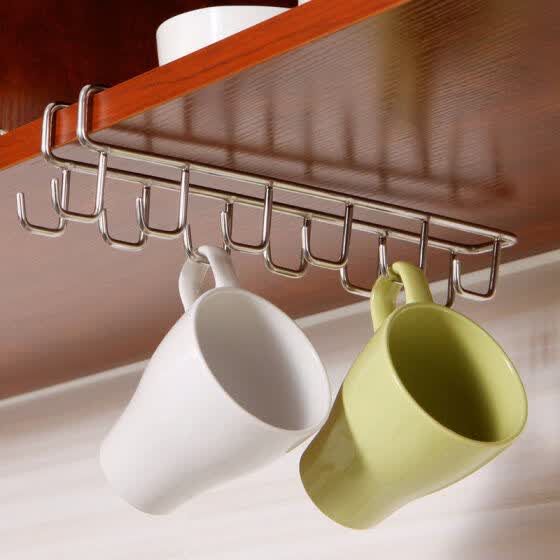 Shop Orz Kitchen Cupboard Shelf Hanging 12 Hooks Mug Rack Coffee Bar Cabinet Storage Holder Chest Storage Shelf Bathroom Organizer Online From Best Home Storage Organization On Jd Com Global Site