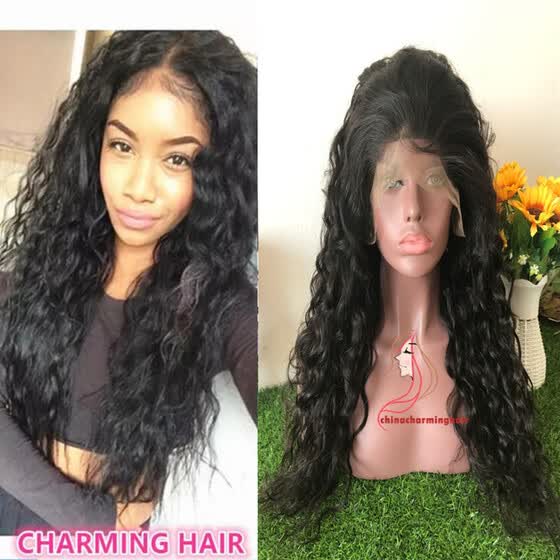 Shop 8a Brazilian Wet And Wavy Full Lace Human Hair Wigs For Black