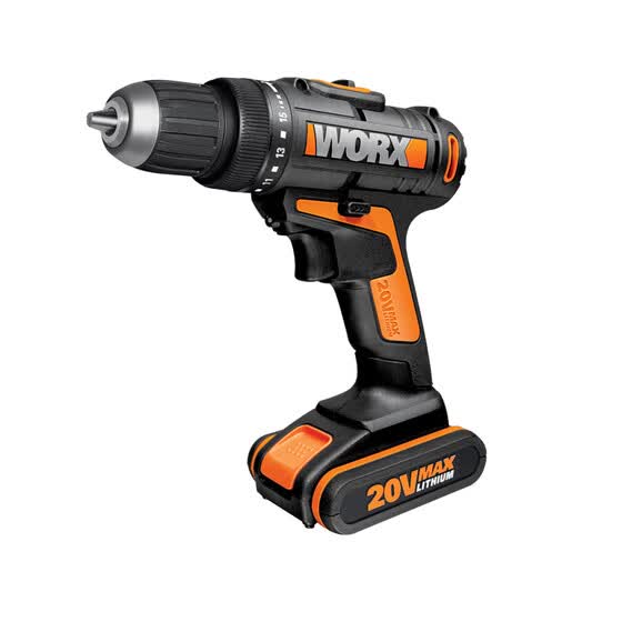 Shop WORX 20 volt lithium drill WX166.4 multifunction electric drill
