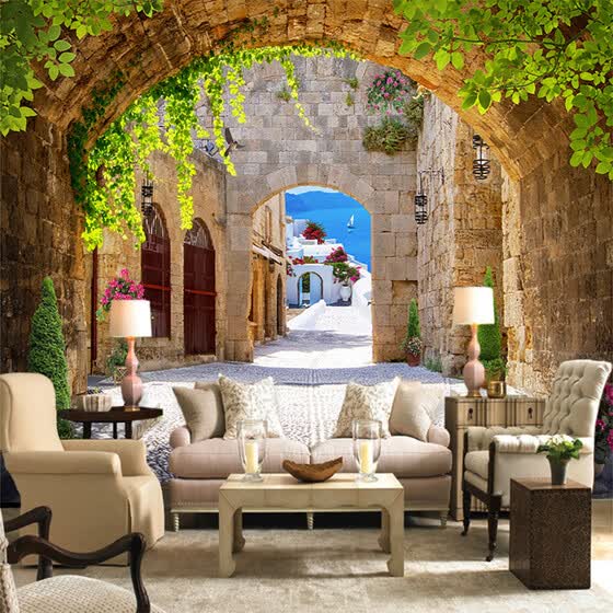 Shop Spatial Extension Personality Wall Mural Wallpaper 3d Stereo