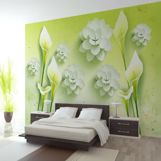 Shop Custom 3d Mural Wallpaper Modern Minimalist Art Fresh