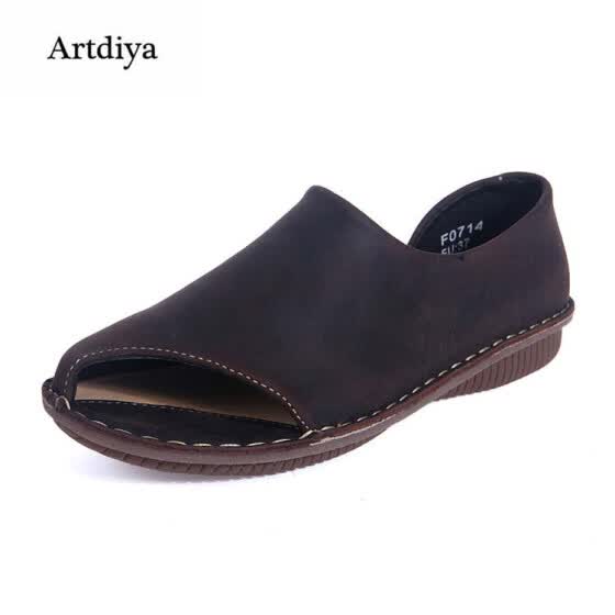 Shop Artdiya 2018 Summer Women Shoes Handmade Art Genuine Leather