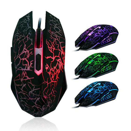 Feeling-one Gaming Mouse Symphony Backlit Wired Mouse USB Laptop Mouse Esports Eating Chicken Mouse Desktop Computer Optical Mouse