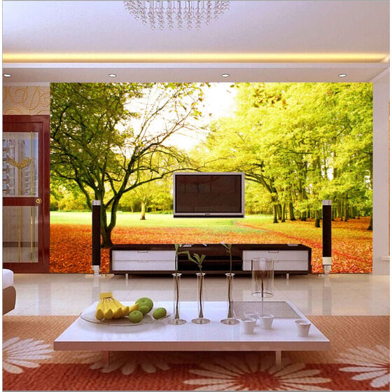 Nature Tree Building Chinese Garden Wall Mural Photo Wallpaper GIANT WALL DECOR