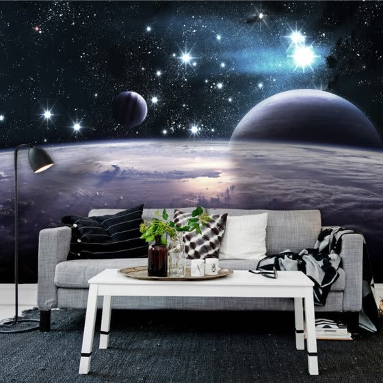 Shop Custom 3d Mural 3d Space Large Murals Wall Painting