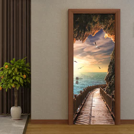 Get Art de la paret 3d platja Free HD