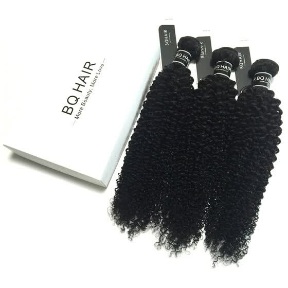 Shop Bq Hair 8a Remy Mongolian Kinky Curly Hairs Extensions 3