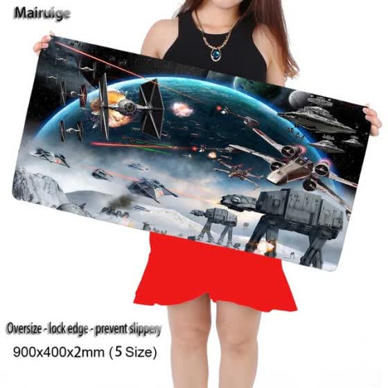 Shop Mairuige 900 400cm Laptop Gaming Mouse Pad Locking Edge Star