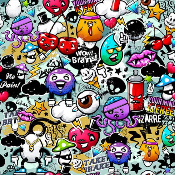 Shop Custom Photo Wallpaper Various Cartoon Pattern Picture For Kid S Room Wall Background Mural Wall Paper For Walls Papel De Parede Online From Best Wall Stickers Murals On Jd Com Global Site