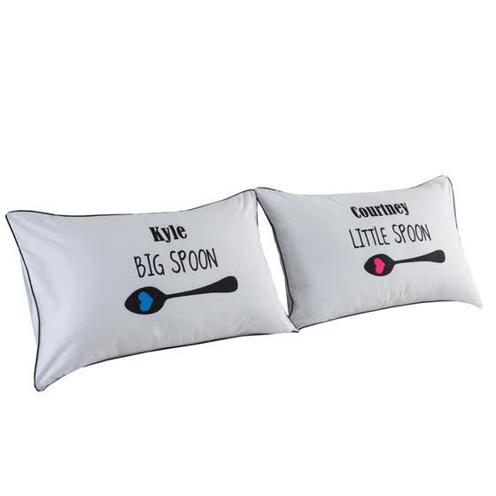 Shop Idouillet Gift Printed Pillowcase Big Spoon Little Spoon With