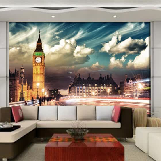 Shop Custom Wall Mural Wallpaper London Big Ben City Night