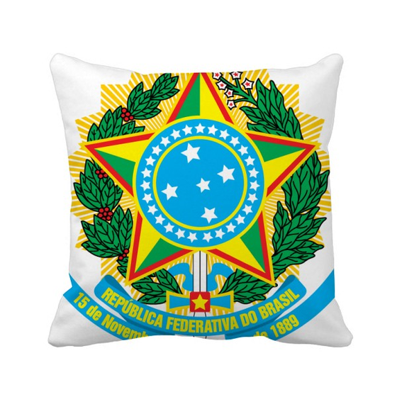 Shop Brisil National Emblem Country Square Throw Pillow Insert