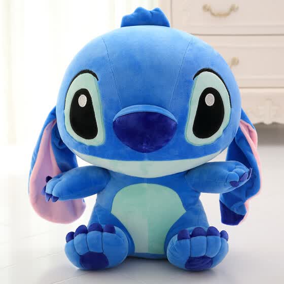 Shop Plush Stitch Toys Cute Blue Pink Soft Stuffed Plush Dolls