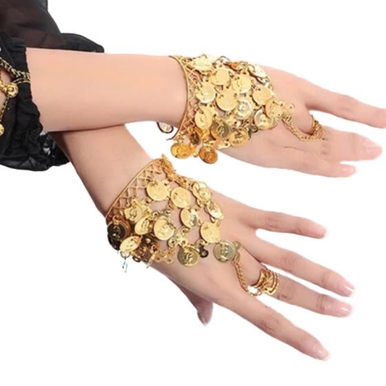 Dance Wear Bollywood Jewelry for Dance Bracelets 1 Pair Jewelry Set Indian Jewelry Accessories