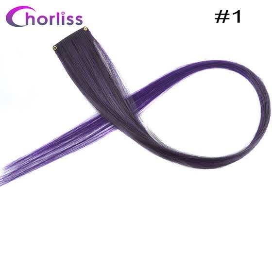 Shop Chorliss Clip In One Piece Hairpieces Ombre Synthetic Clip On