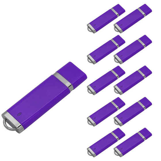 10 Pack 1GB Rectangle USB 2.0 Flash Drive Thumb Pen Drive Storage Memory Stick