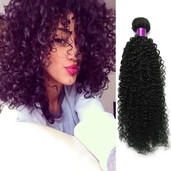 Shop 7a Mongolian Kinky Curly Hair Weave 4bundles Curly Human Hair