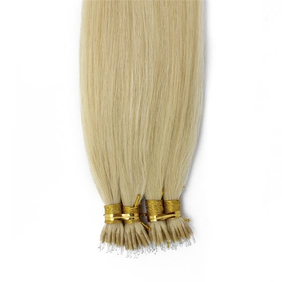 Shop Bleach Blonde 613 Real Remy Human Hair 100g Micro Nano Ring