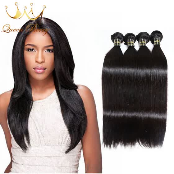 Shop Queen Berry Peruvian Straight Virgin Hair 100 Human Hair