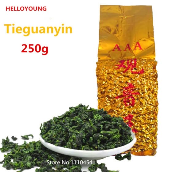 Promotion Vacuum packages Premium Fragrant Type Traditional Chinese Oolong Tea TiKuanYin Green Tea Anxi TieGuanYin Tea 250g