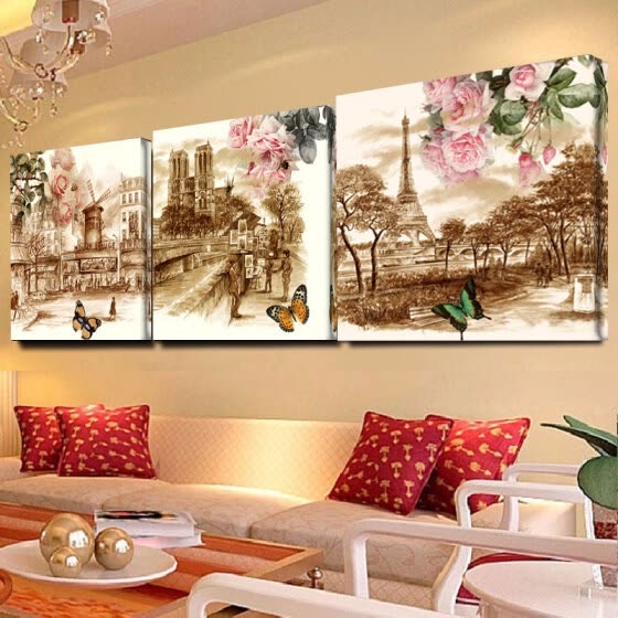 Picture Canvas Painting Home Decor Wall Art Pictures For Living Room Cuadros 3d Abstract 40x50cmx3pcs From Best Furniture And On Jd Com Global Site Joy - Home Decor Wall Art Painting