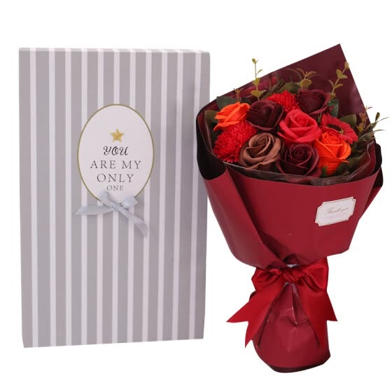 Shop First Flower Delivery Flower Delivery 11 Red Soap Rose Gift Box Christmas Gift Birthday Gift Anniversary Valentine S Day Gift Creative Gift Girl Girl Girlfriend Online From Best Creative Gifts On Jd Com