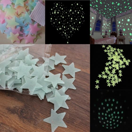 Shop Nicerdicer Home Wall Night Glow Space Star Stickers