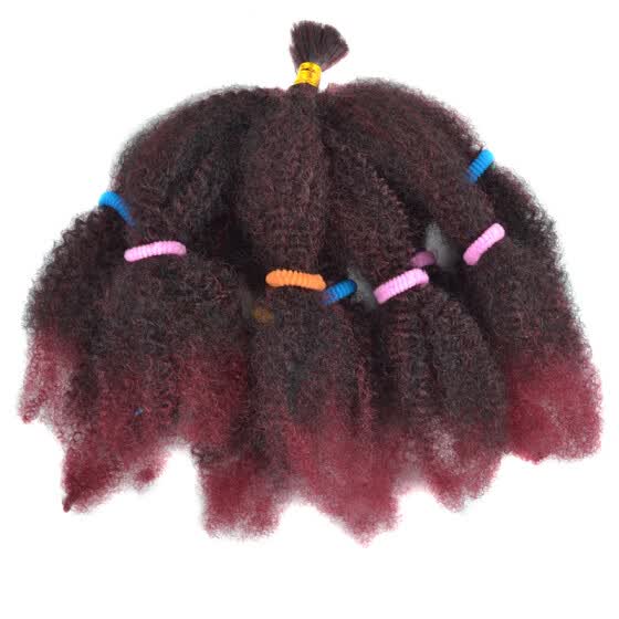 Shop Chorliss 2x Afro Kinky Bulk Hair Synthetic Hair Extensions