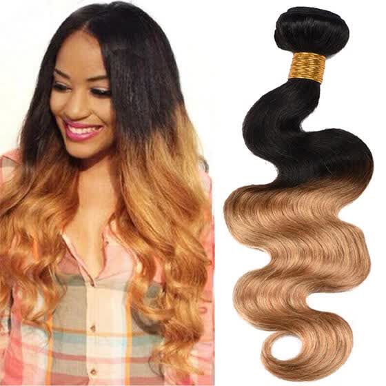 Shop Protea Brazilian Ombre Virgin Hair Body Wave Weft Mixed