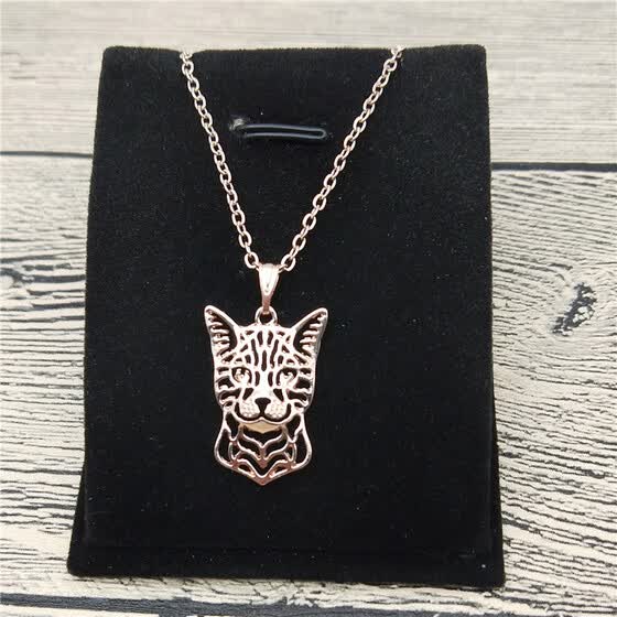 New Bengal Cat Necklace Trendy Style Pendant - Swarovski Bengal Cross Black Pendant New Bengal Cat Necklace Trendy Style Pendant - Swarovski Bengal Cross Black Pendant