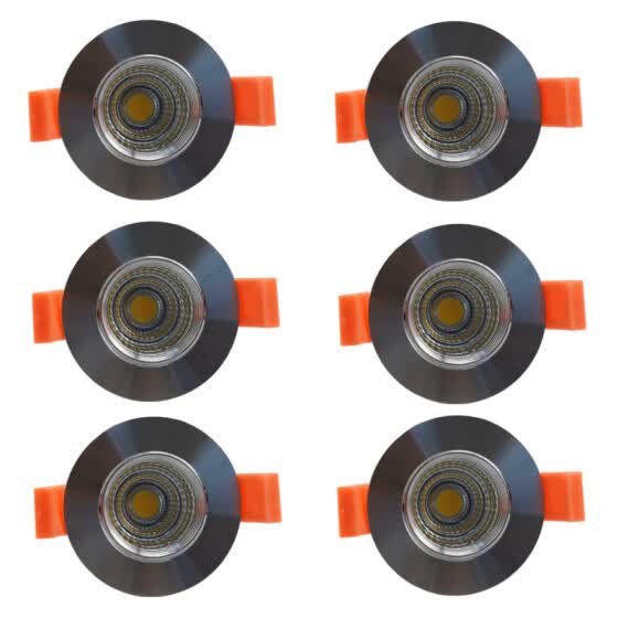 Shop 6 Pack In Dimmable Led Downlight Led Cob Ceiling Light Led 3w