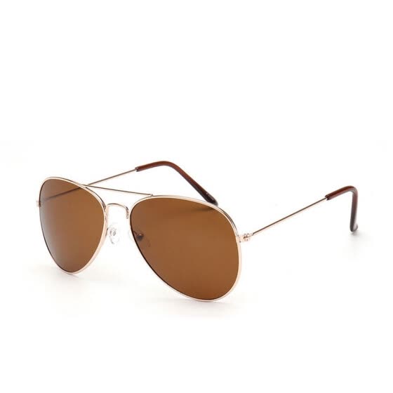 Classic Aviator Sunglasses UV400 Silver Frame with White Lenses
