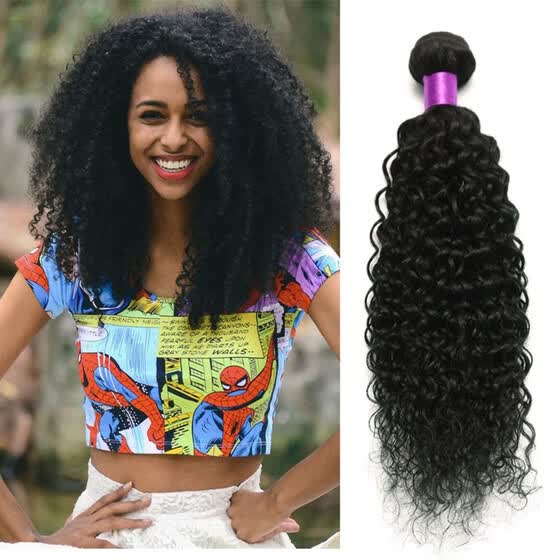 Shop 9a Brazilian Curly Hair Extension 3bundles 100g Bundle Curly
