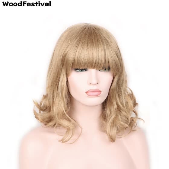 Shop Woodfestival Dark Light Brown Black Blonde Heat Resistant