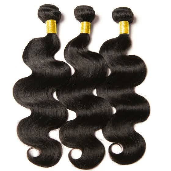 Shop Clarolair Hair Human Hair Extension Brazilian Body Wave 3pc