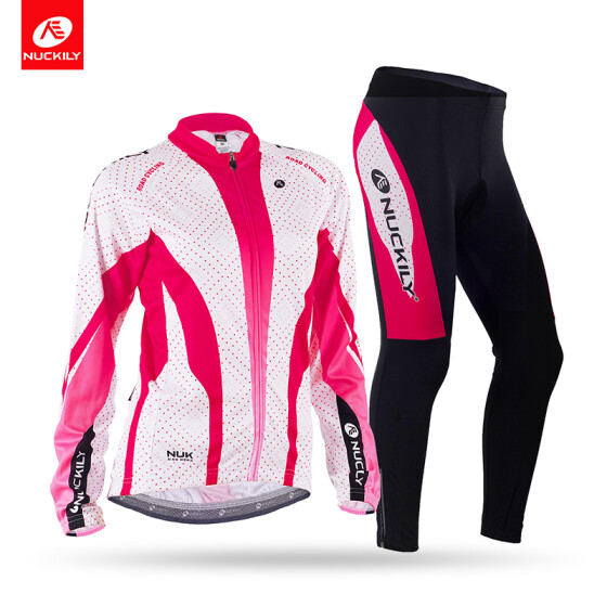 117 Nuckily Men/'s Mountain Bike Anti-UV Cycling Jersey and Tights Pants Long Set