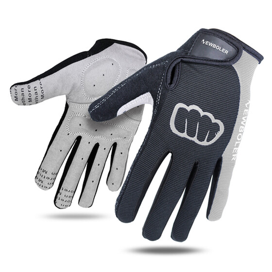 Outdoor Men Glove Skeleton Riding Full Finger Gloves Cycling MTB Motorcycle Bike