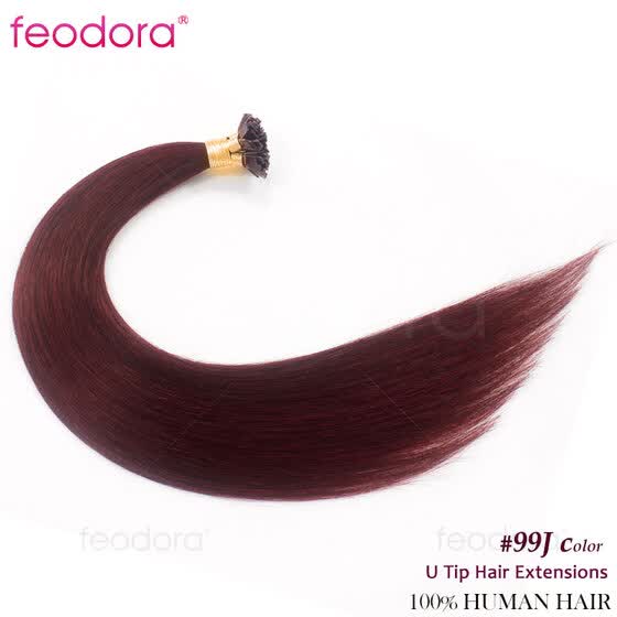 Shop Prebonded Remy Hair Extensions U Flat Tip Fashion Hair