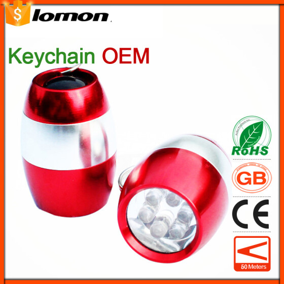 Mini LED Portable Flashlight camping Keychain Torch Handy Light Lamp Carabiner