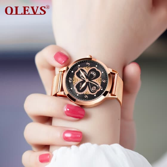 Shop Olevs Top Brand Luxury Ladies Watch Stainless Steel Wrist Watches For Women Quartz Watches Girls Holiday Gifts Relojes Mujer Online From Best Women S Watches On Jd Com Global Site Joybuy Com