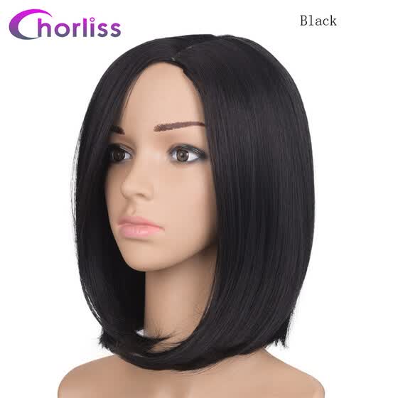 Shop Chorliss 10inches Black T Burgundy Ombre Synthetic Wigs High