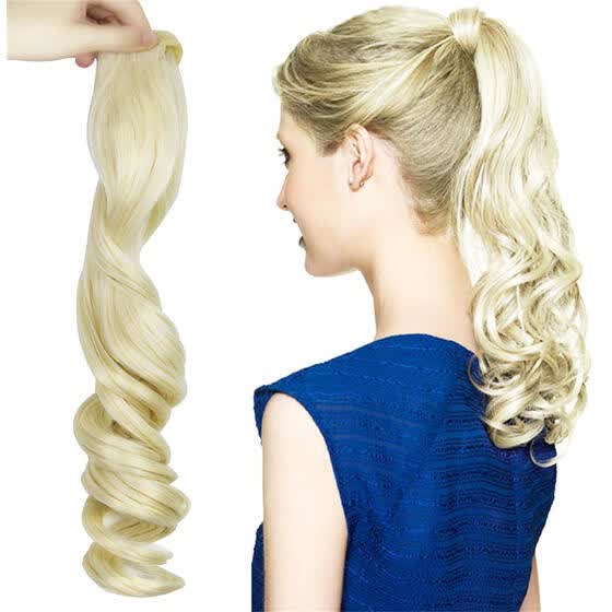 Shop Rhyme Blonde 20 110g Curly Ponytail Wig Wrap Around