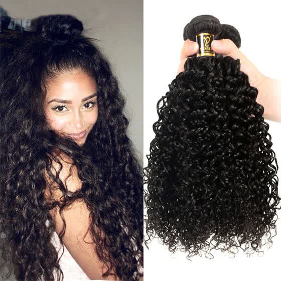 Shop Yavida Hair Brazilain Kinky Curly Hair Weave 3 Bundles