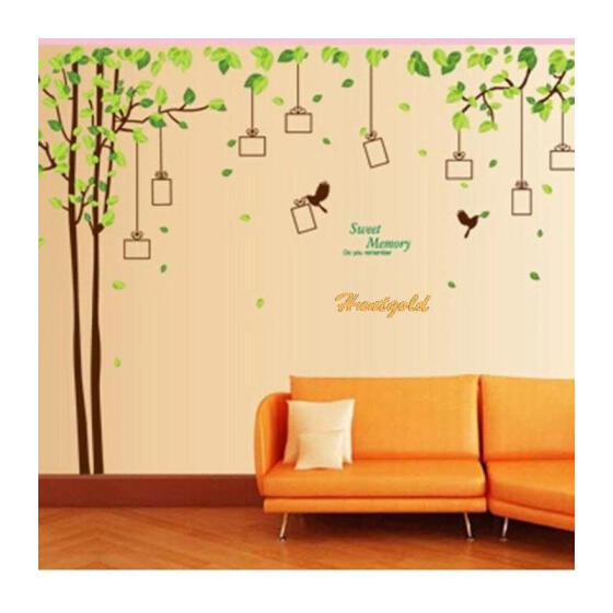 Vinyl Wall Sticker Decal Home Mural Art Stick Decor Quote Tree Bird Removable W