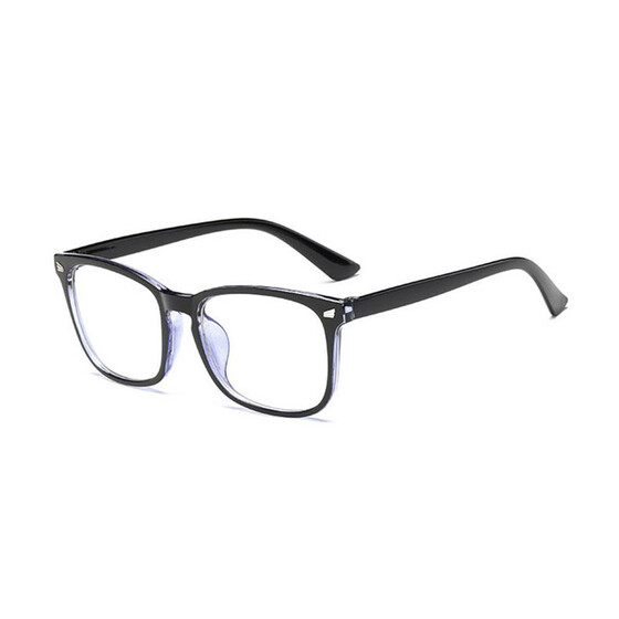 Polygonal glasses/ / / anti-blue radiation eye black square